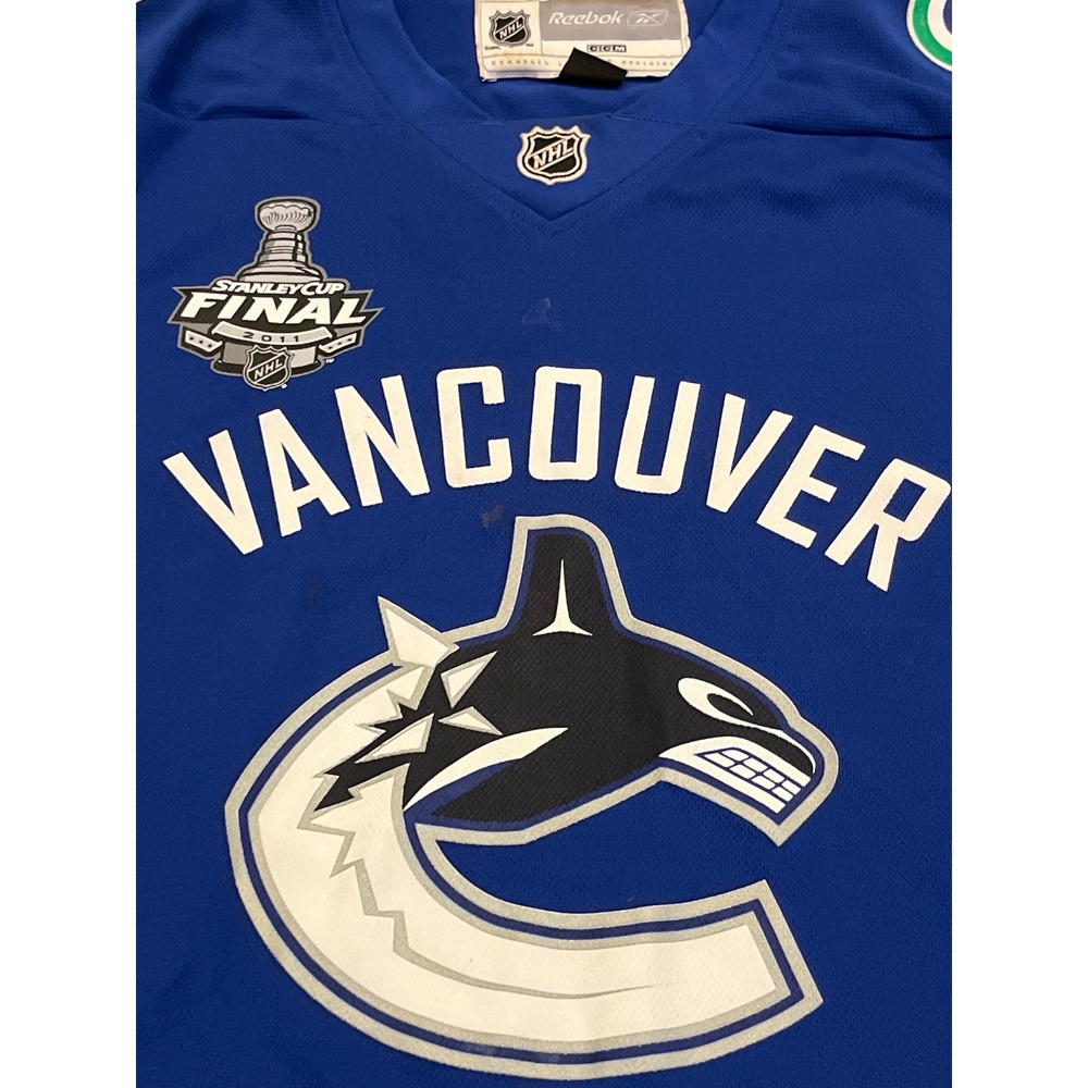 Reebok Vancouver Canucks‎ Kesler 17 NHL Jersey Stanley Cup Finals Blue M